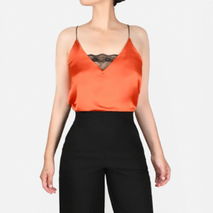 Lencera Seda Naranja