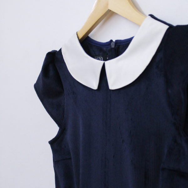 Vestido Bozza Cotelé Azul (NUEVO) - Imagen 2