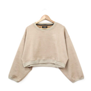 Polerón Suede Eco Beige (NUEVO)