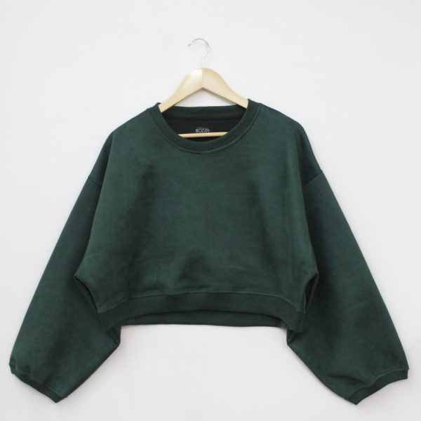 Polerón Suede Eco Verde (NUEVO)