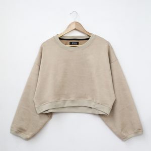 Polerón Suede Eco Beige (NUEVO)