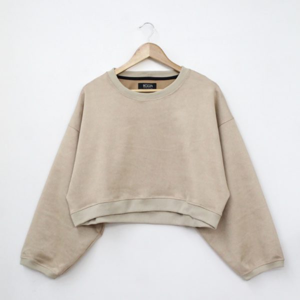 Polerón Suede Eco Beige (NUEVO)