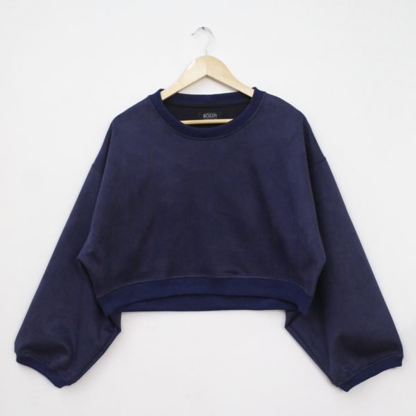 Polerón Suede Eco Azul (NUEVO)