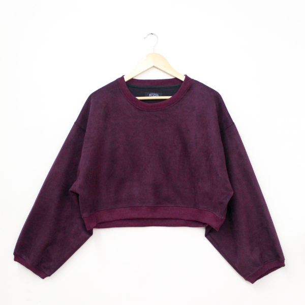 Polerón Suede Eco Uva (NUEVO)