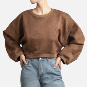 Polerón Suede Eco Tabaco