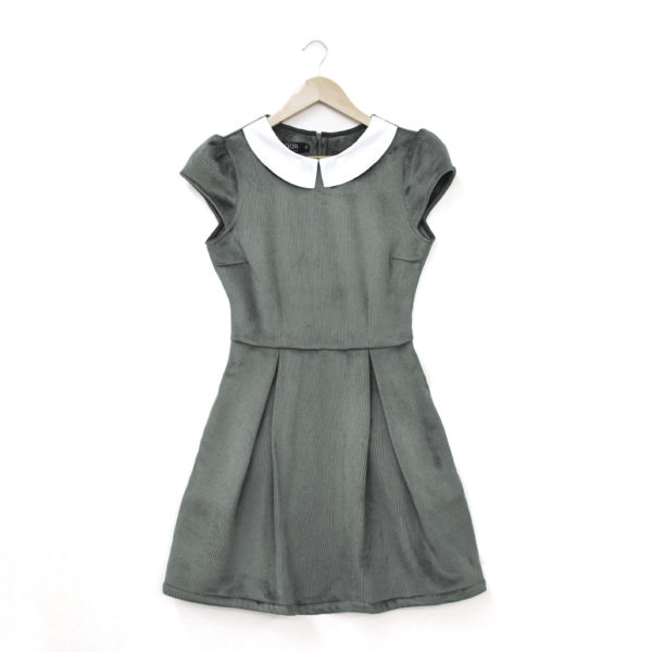 Vestido Bozza Cotelé Verde Musgo (NUEVO)