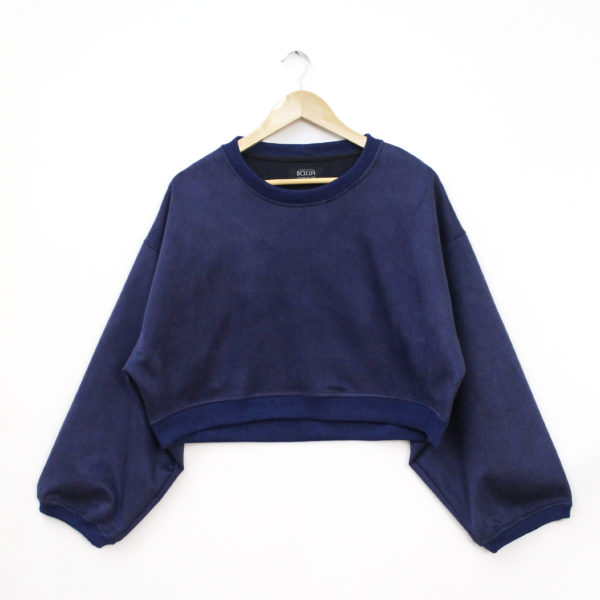Polerón Suede Eco Azul (NUEVO)