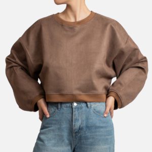 Polerón Suede Eco Taupe