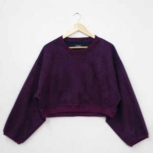 Polerón Suede Eco Burdeo (NUEVO)