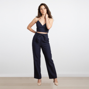 Conjunto Azul Top Capri y Bozzanova (NUEVO)