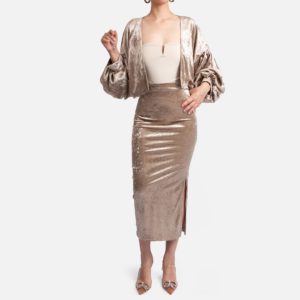 Conjunto Stela Champaña (NUEVO)