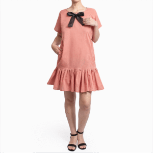 Vestido Lino Luna Coral (NUEVO)