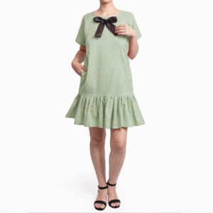 Vestido Lino Luna Verde Nilo (NUEVO)