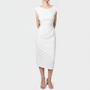 Vestido Lino Grease Blanco (NUEVO)