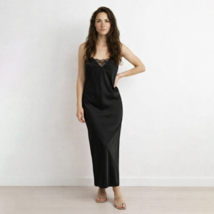 Vestido Lencero Negro (NUEVO)