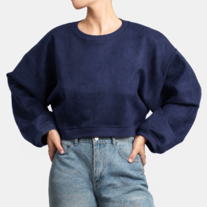 Polerón Suede Azul