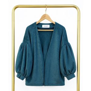 Chaquetón Greta Azul Petróleo