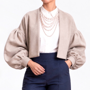 Chaqueta Victoria Lana Beige - EDICIÓN LIMITADA - NUEVO